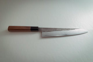 Hatsukokoro Blue#2 Kurouchi Damascus Gyuto 210mm - Thecooksedges