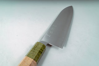 Hayabusa SG2 Maple Handle Santoku 180mm - Thecooksedges