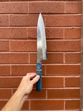 Mazaki Blue#2 Migaki Gyuto 225mm - Thecooksedges