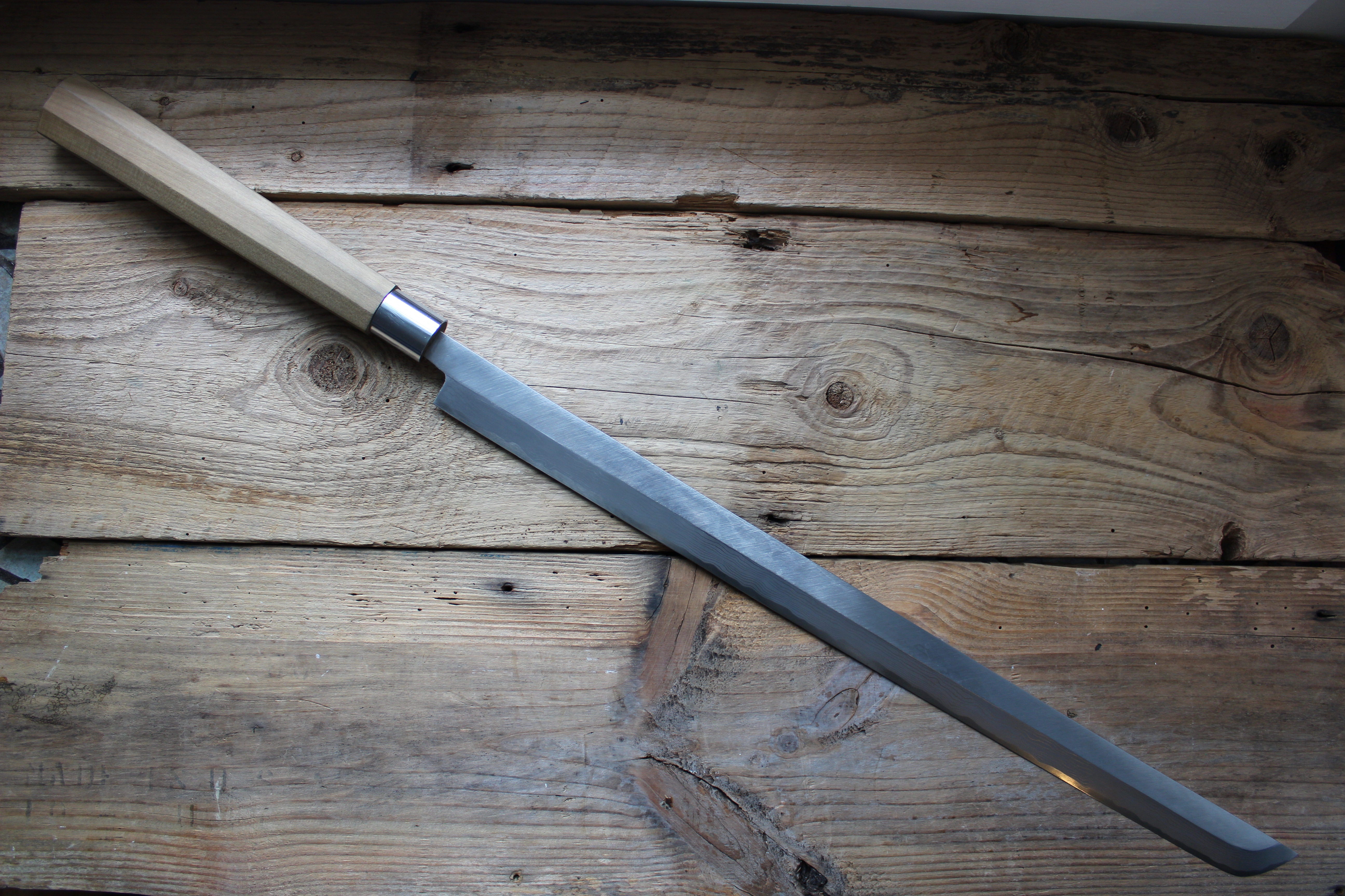 Shimizu suminagashi maguro bocho 600mm - Thecooksedges