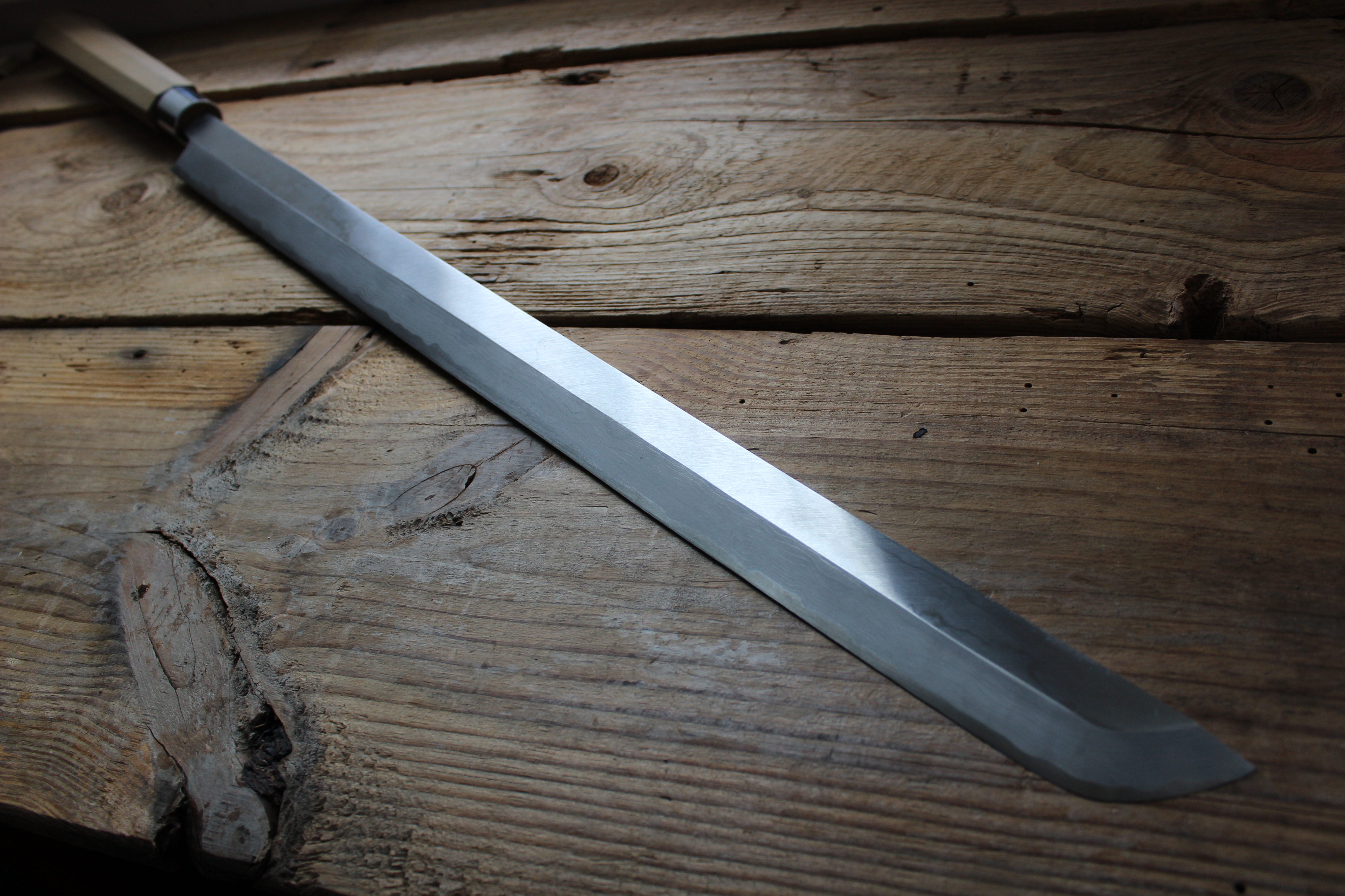 Shimizu suminagashi maguro bocho 600mm - Thecooksedges