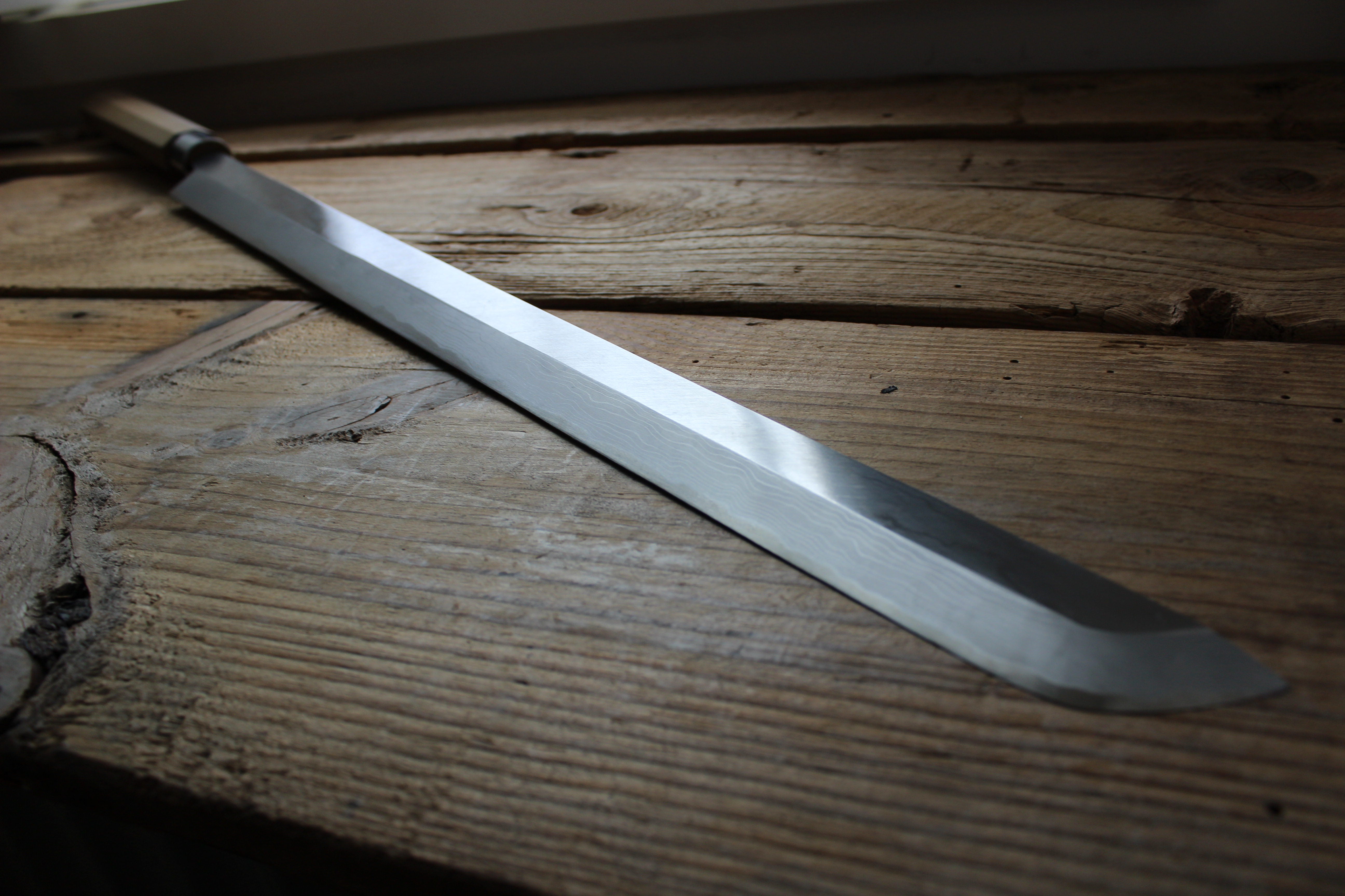 Shimizu suminagashi maguro bocho 600mm - Thecooksedges