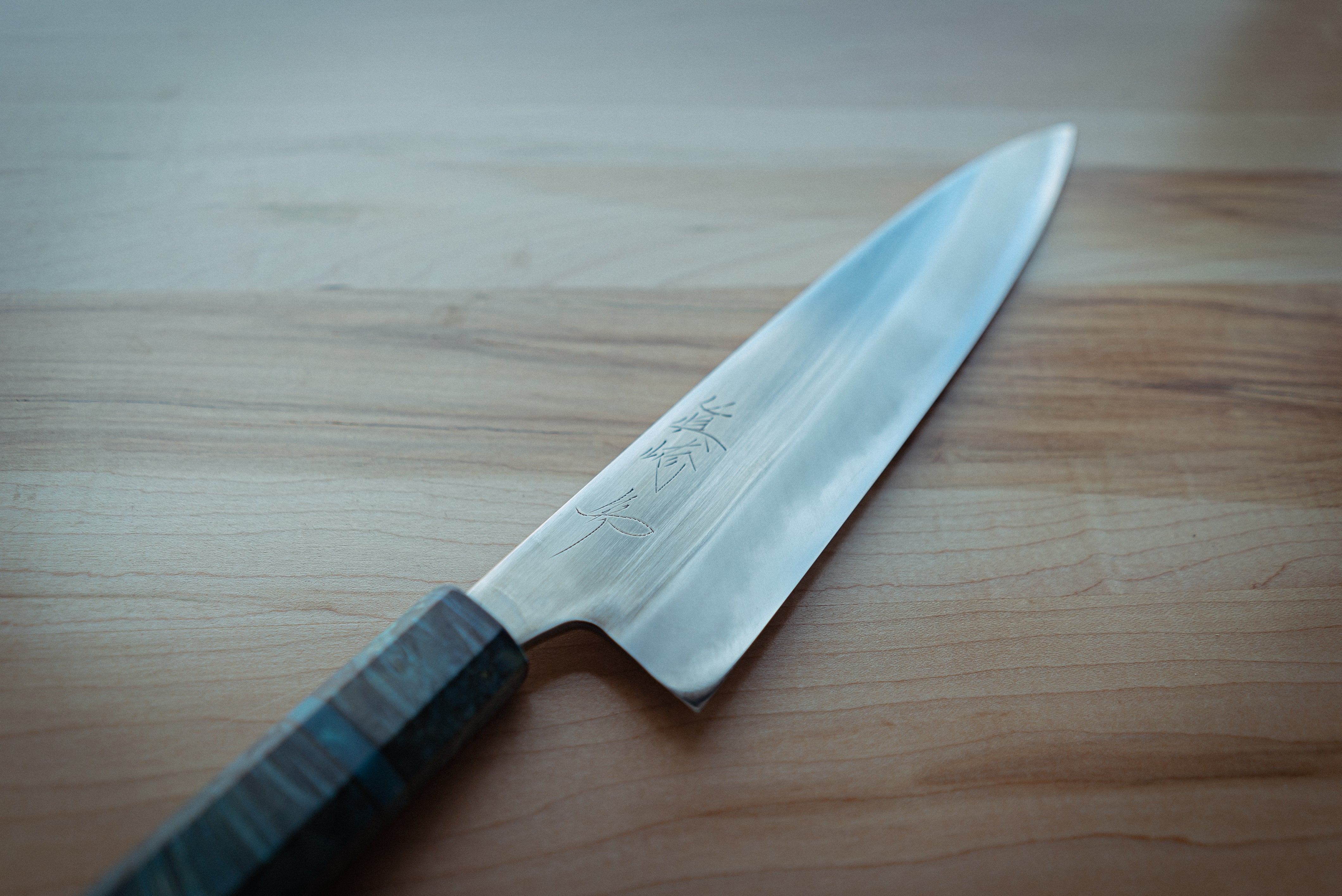 Mazaki Blue#2 Migaki Gyuto 225mm - Thecooksedges