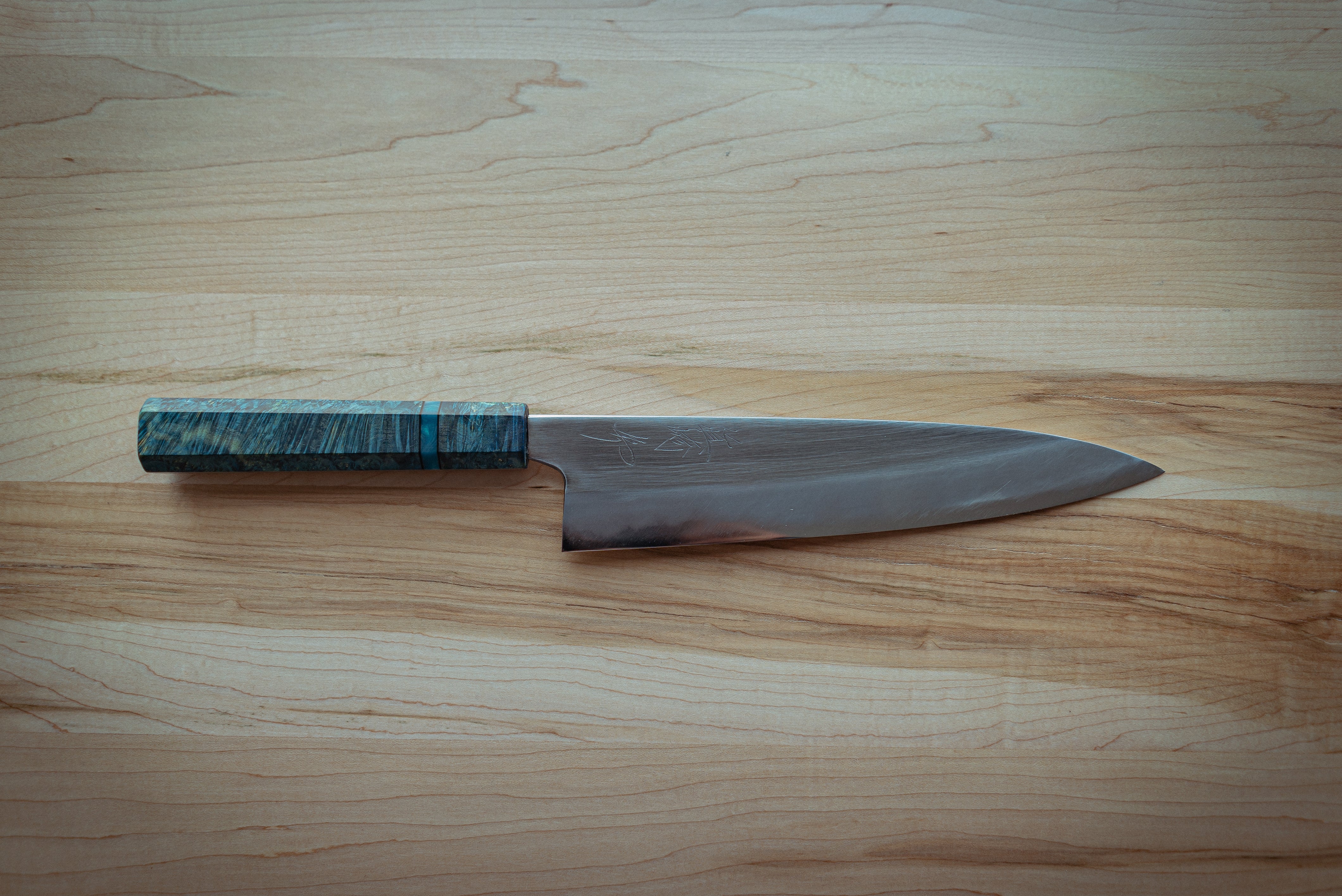 Mazaki Blue#2 Migaki Gyuto 225mm - Thecooksedges