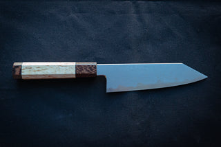 Nakagawa x Myojin Blue #1 Damascus Bunka 180mm w/ Custom Handle - Thecooksedges