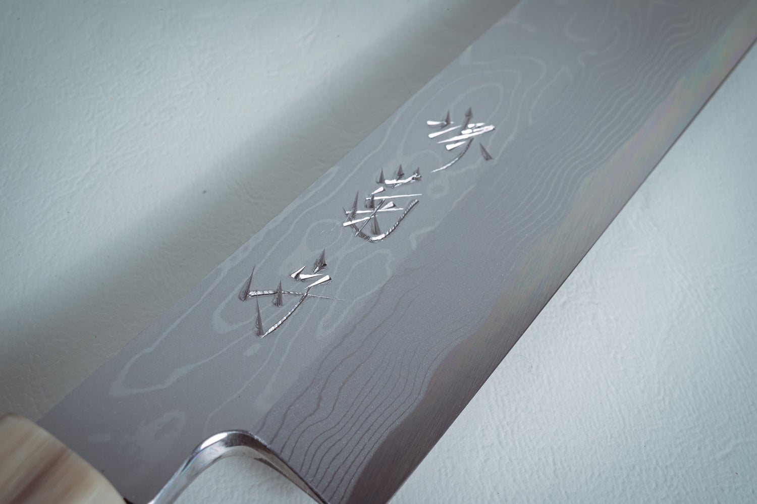 Nakagawa White #1 Damascus Kiritsuke Yanagiba 300mm - Thecooksedges
