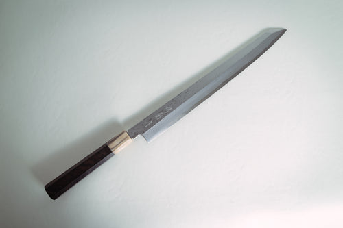Nakagawa White #1 Damascus Kiritsuke Yanagiba 300mm - Thecooksedges