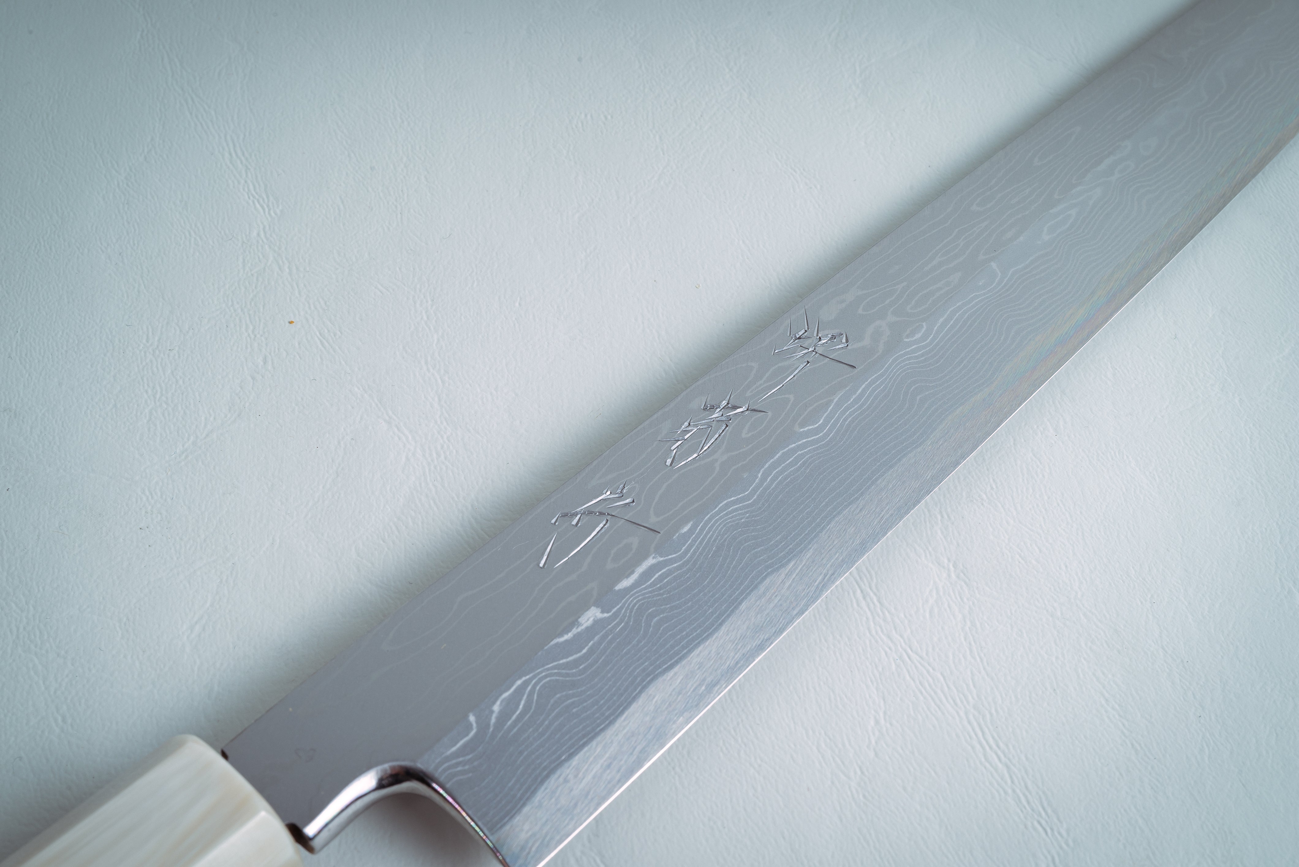 Nakagawa White#1 Damascus Yanagiba 300mm - Thecooksedges