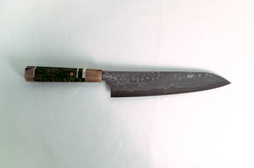 Nigara Hamono Blue #2 Damascus Gyuto 240mm - Thecooksedges
