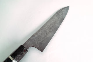 Nigara Hamono Blue #2 White #2 Coreless Damascus Gyuto 240mm - Thecooksedges