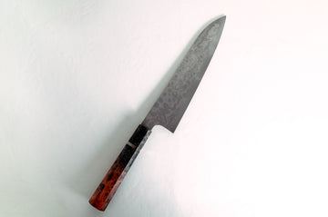 Nigara Hamono Blue #2 White #2 Coreless Damascus Gyuto 240mm - Thecooksedges
