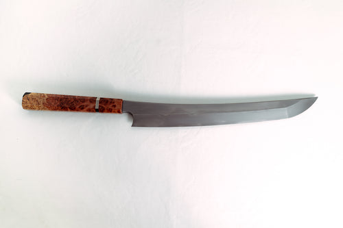 Nigara Hamono Blue #2 Honyaki Sakimaru Yanagiba 300mm - Thecooksedges