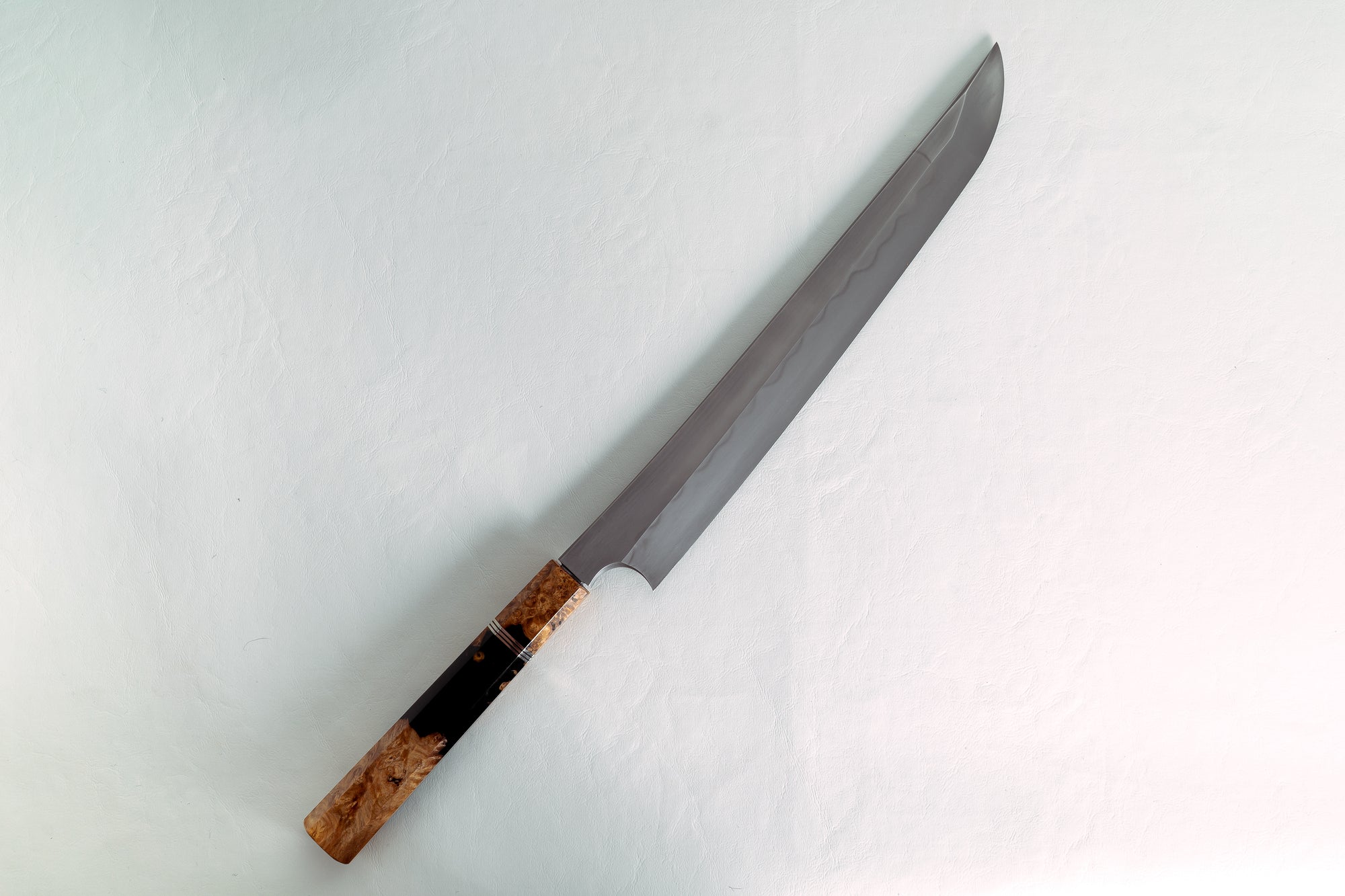 Nigara Hamono Blue #2 Honyaki Sakimaru Yanagiba 300mm - Thecooksedges