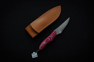 Takeshi Saji SRS13 Damascus Mini Skinner 80mm - Thecooksedges