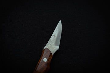 Takeshi Saji VG10 Damascus Mini Skinner 80mm - Thecooksedges
