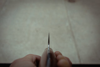 Takeshi Saji R2 Diamond Damascus Sakimaru Sujihiki 390mm - Thecooksedges