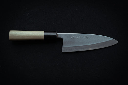 Sakai Kikumori Shironiko Deba 150mm - Thecooksedges