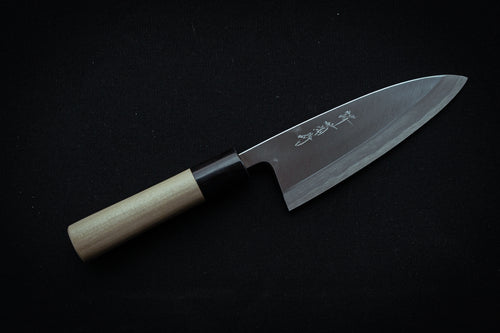 Sakai Kikumori Shironiko Deba 150mm - Thecooksedges