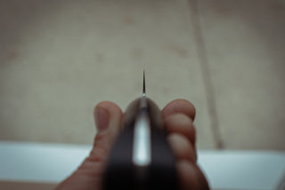 Shigeki Tanaka R2 Damascus Petty 135mm Western Ironwood - Thecooksedges