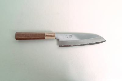 Hatsukokoro Shirahama White #2 Santoku 180mm - Thecooksedges