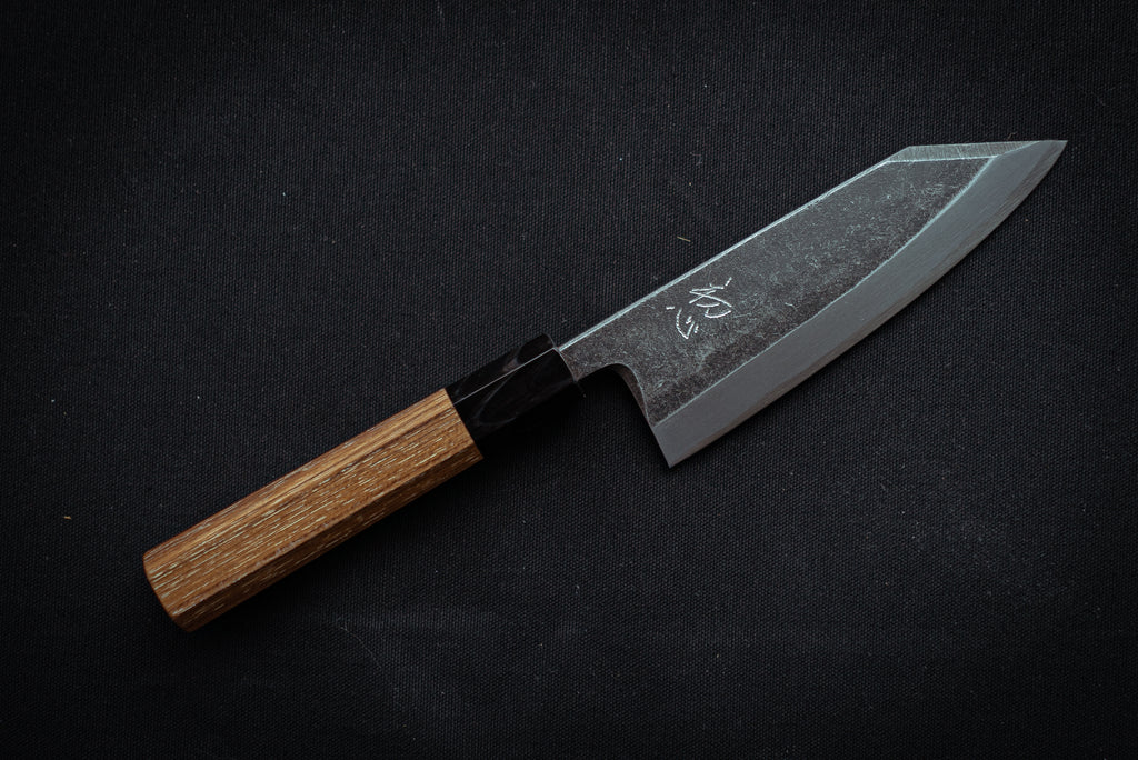 Shirasagi Kurouchi Kiritsuke Deba 150mm - Thecooksedges