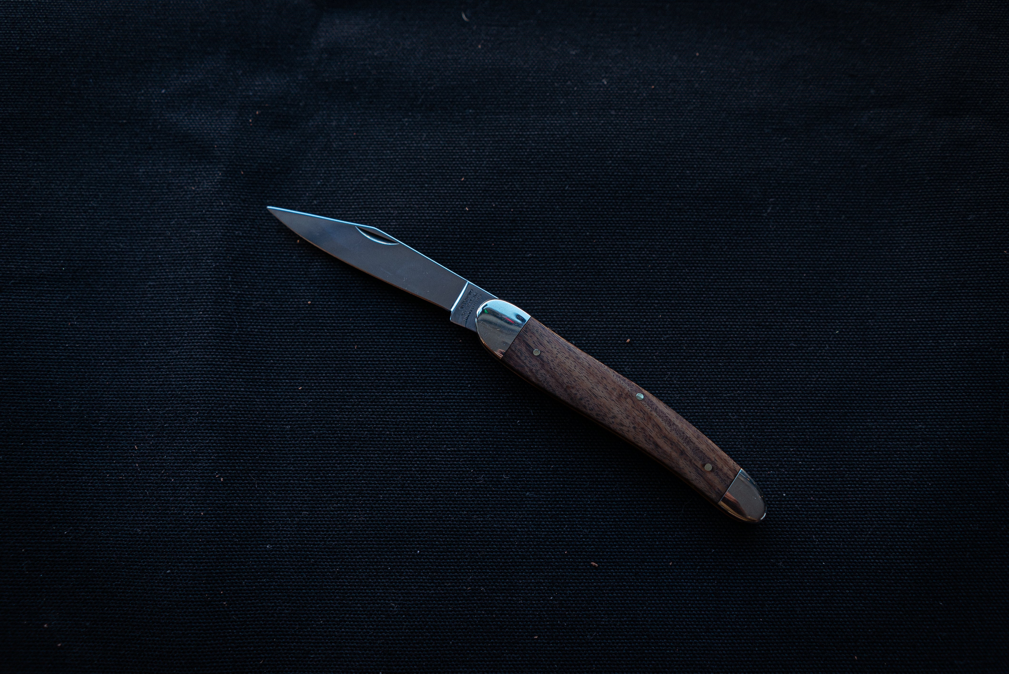 Grohmann Slimline Pocket Knife w/leather sheath - Thecooksedges