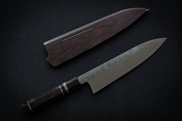 Shōichi Hashimoto Honyaki Jihada Gyuto 240mm - Thecooksedges
