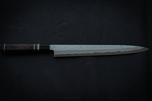 Tetsujin Hamono Blue#2 Damascus Yanagiba 300mm - Thecooksedges