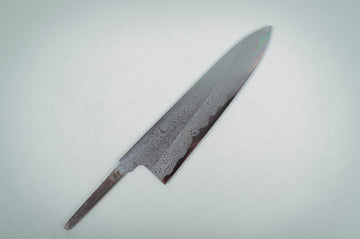 Yoshikazu Tanaka White#1 Damascus Gyuto 210mm (Blade Only) - Thecooksedges