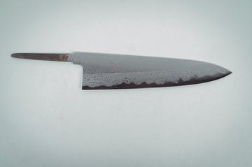 Yoshikazu Tanaka White#1 Damascus Gyuto 210mm (Blade Only) - Thecooksedges