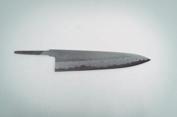 Yoshikazu Tanaka White #1 Damascus Gyuto 240mm (Blade Only) - Thecooksedges