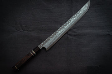 Nigara Hamono Troll Killer Sakimaru Yanagiba 330mm - Thecooksedges