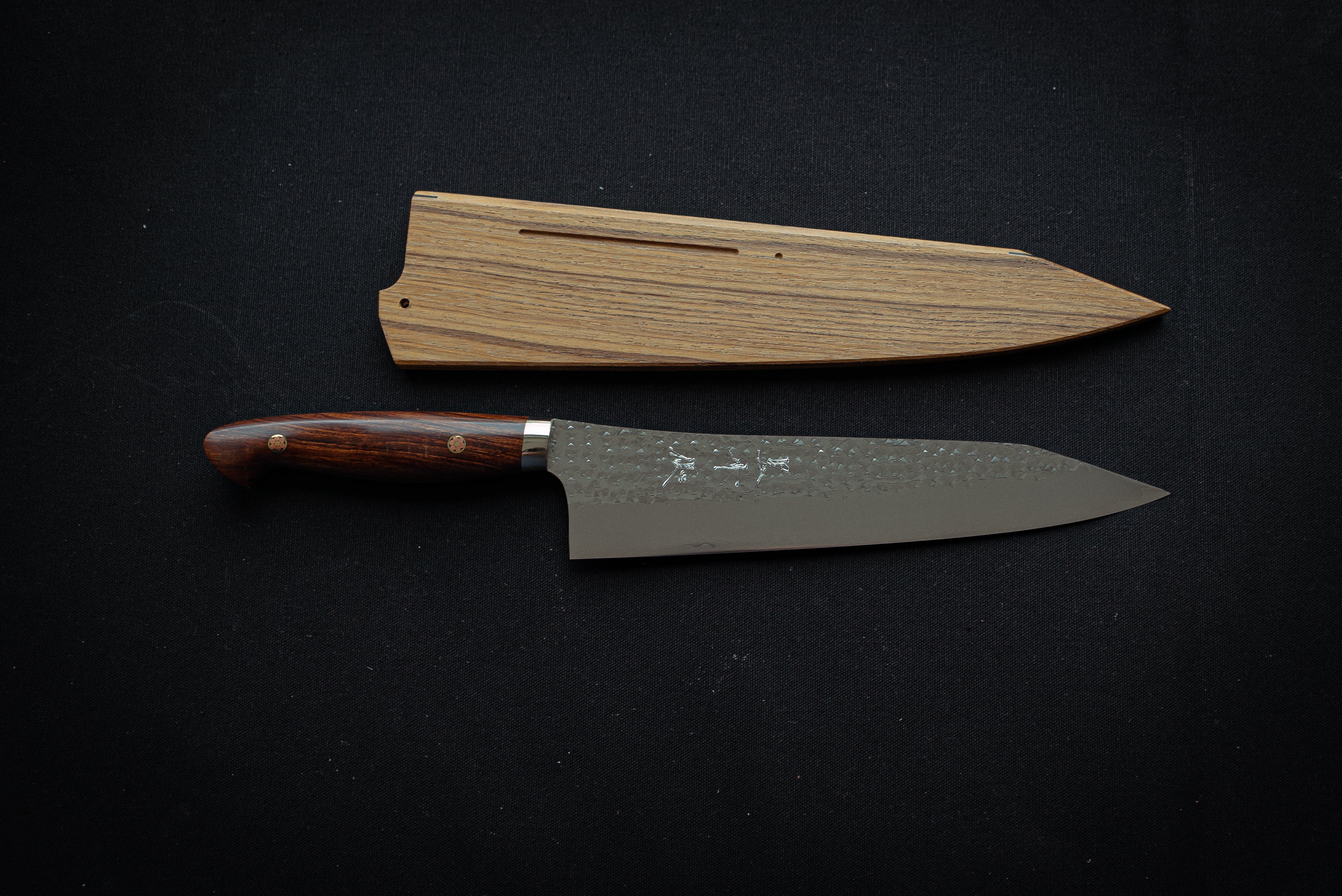 Yu Kurosaki SG2 Senko Gyuto 240mm Western Ironwood w/Teak Saya - Thecooksedges