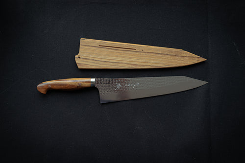 Yu Kurosaki SG2 Senko Gyuto 270mm Western Ironwood w/Teak Saya - Thecooksedges
