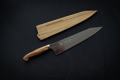 Yu Kurosaki SG2 Senko Gyuto 270mm Western Ironwood w/Teak Saya - Thecooksedges