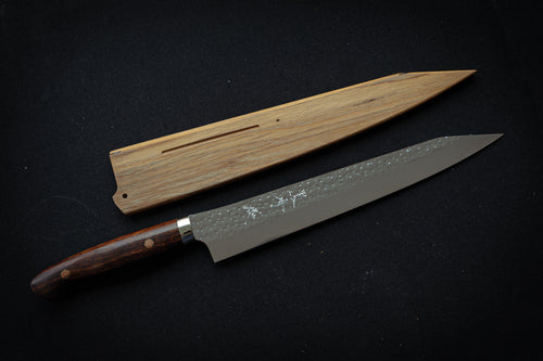 Yu Kurosaki SG2 Senko Sujihiki 270mm Western Ironwood w/Teak Saya - Thecooksedges