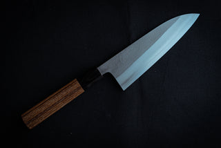 Yoshikane SKD Nashiji Santoku 165mm - Thecooksedges