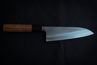 Yoshikane SKD Nashiji Santoku 165mm - Thecooksedges