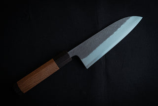 Yoshikane White #2 Kurouchi Tsuchime Santoku 165mm - Thecooksedges